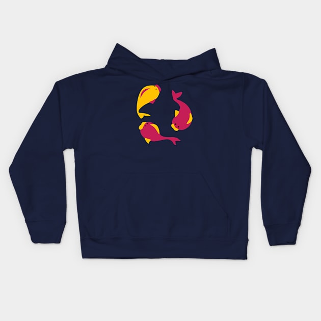 Koi Fish Kids Hoodie by schlag.art